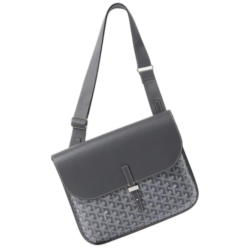 Goyard Coursier Messenger Bag Grey