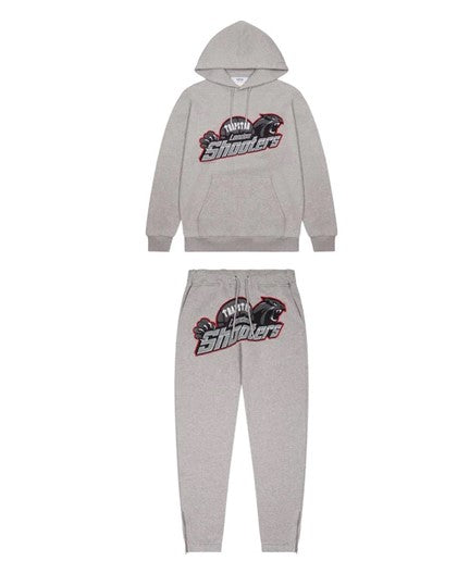 Trapstar Grey/ Red Shooters Tracksuit – Solestepping